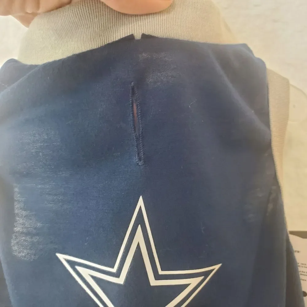 NFL Dallas Cowboys Dog Tshirt Size Small Or Medium